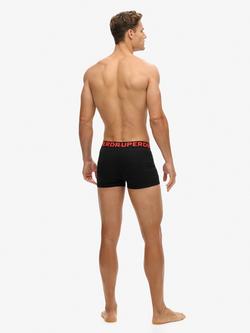 Superdry Boxer Shorts, Pack of 3, Black/Orange /Grey - view 2, Black/Orange /Grey