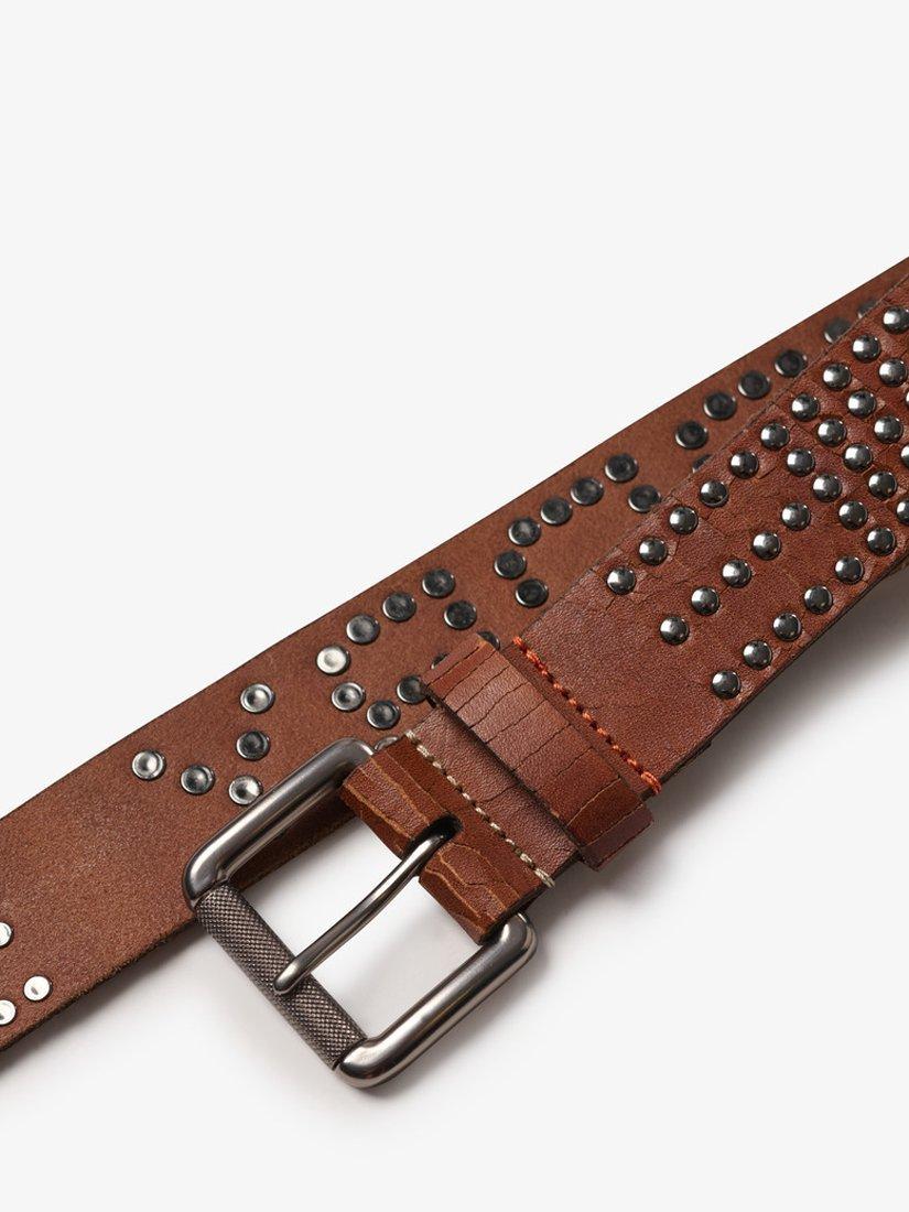 Product image 4 of 5, which shows Superdry Logo Goods Belt, Tan, S
