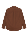 WOOD WOOD Nico Cotton Shirt, 2546 Terra Brown