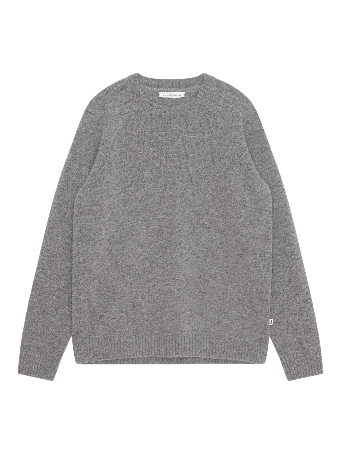 Grey lambswool jumper hotsell