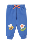 Frugi Baby Organic Cotton Character Crawler Joggers, Blue