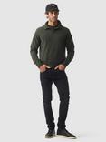 Rodd & Gunn Kingswood Lambswool Knitted Polo Collar Jumper, Thyme