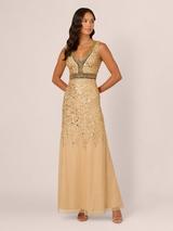 Phase Eight Jamae Sequin Maxi Dress, Gold