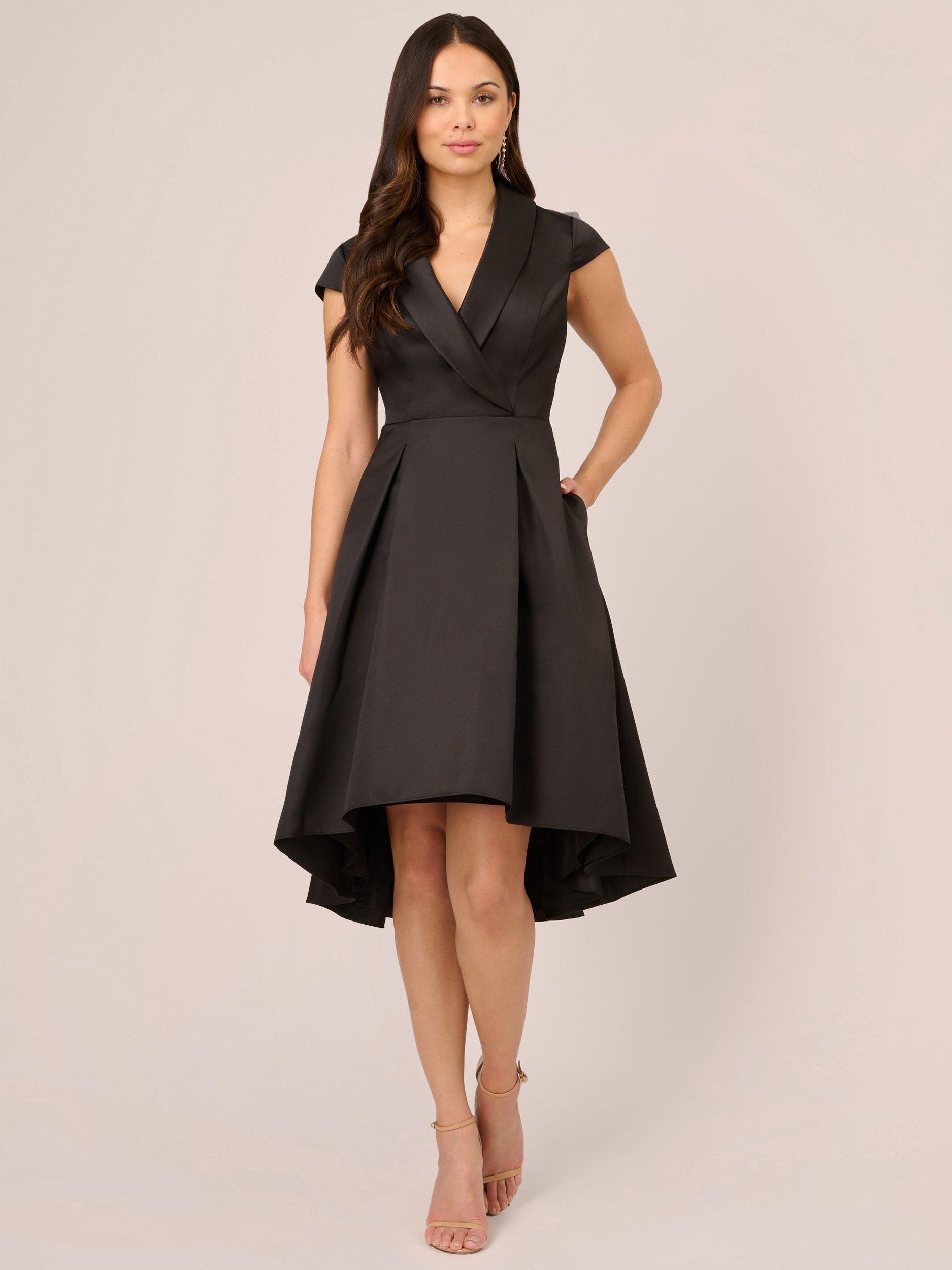 Black high low formal dress hotsell