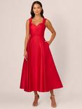 Adrianna Papell Sweetheart Neckline Mikado Dress