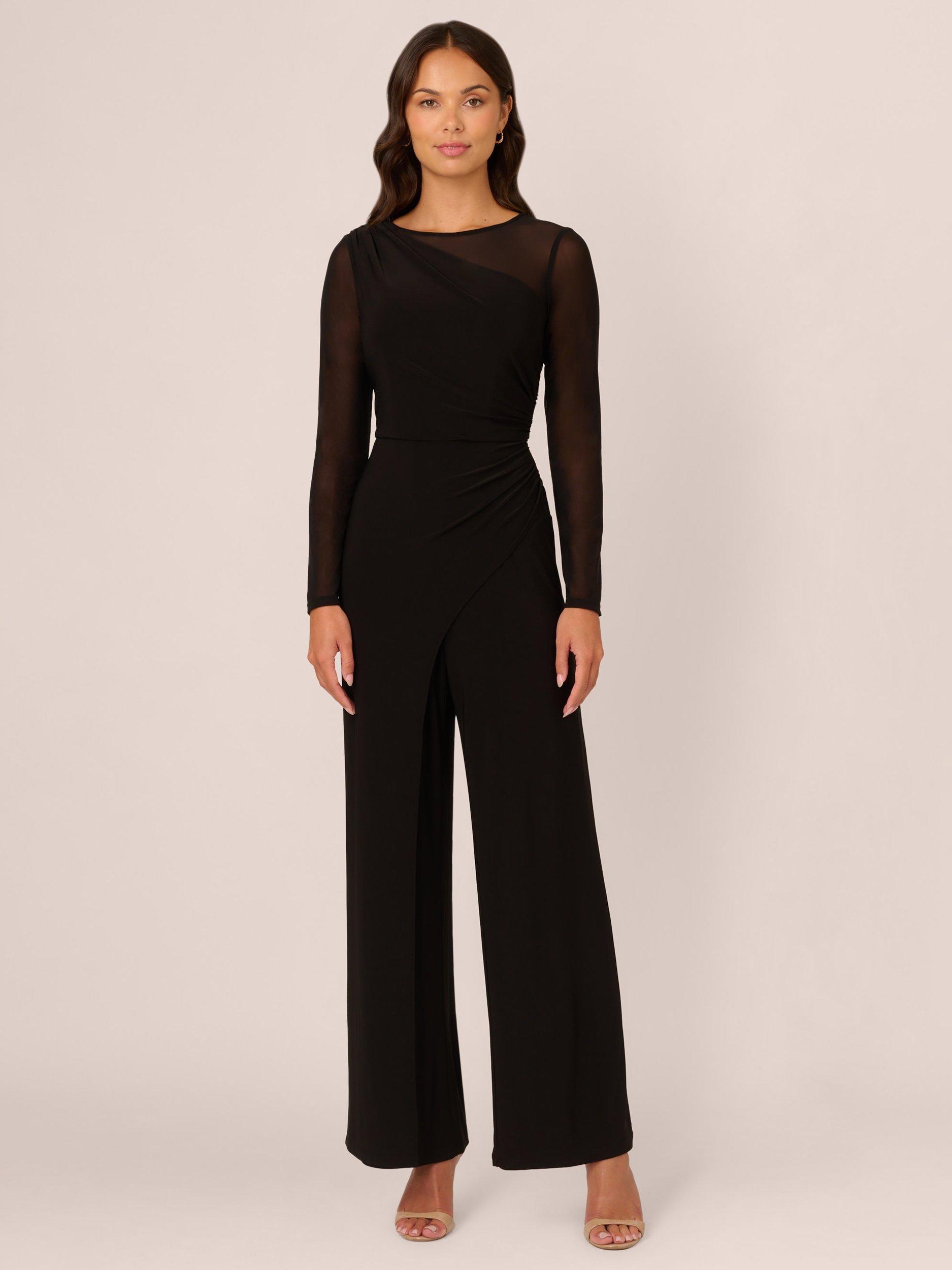 Adrianna papell black jumpsuit online