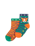 Frugi Kids' Grippy Socks, Pack of 2