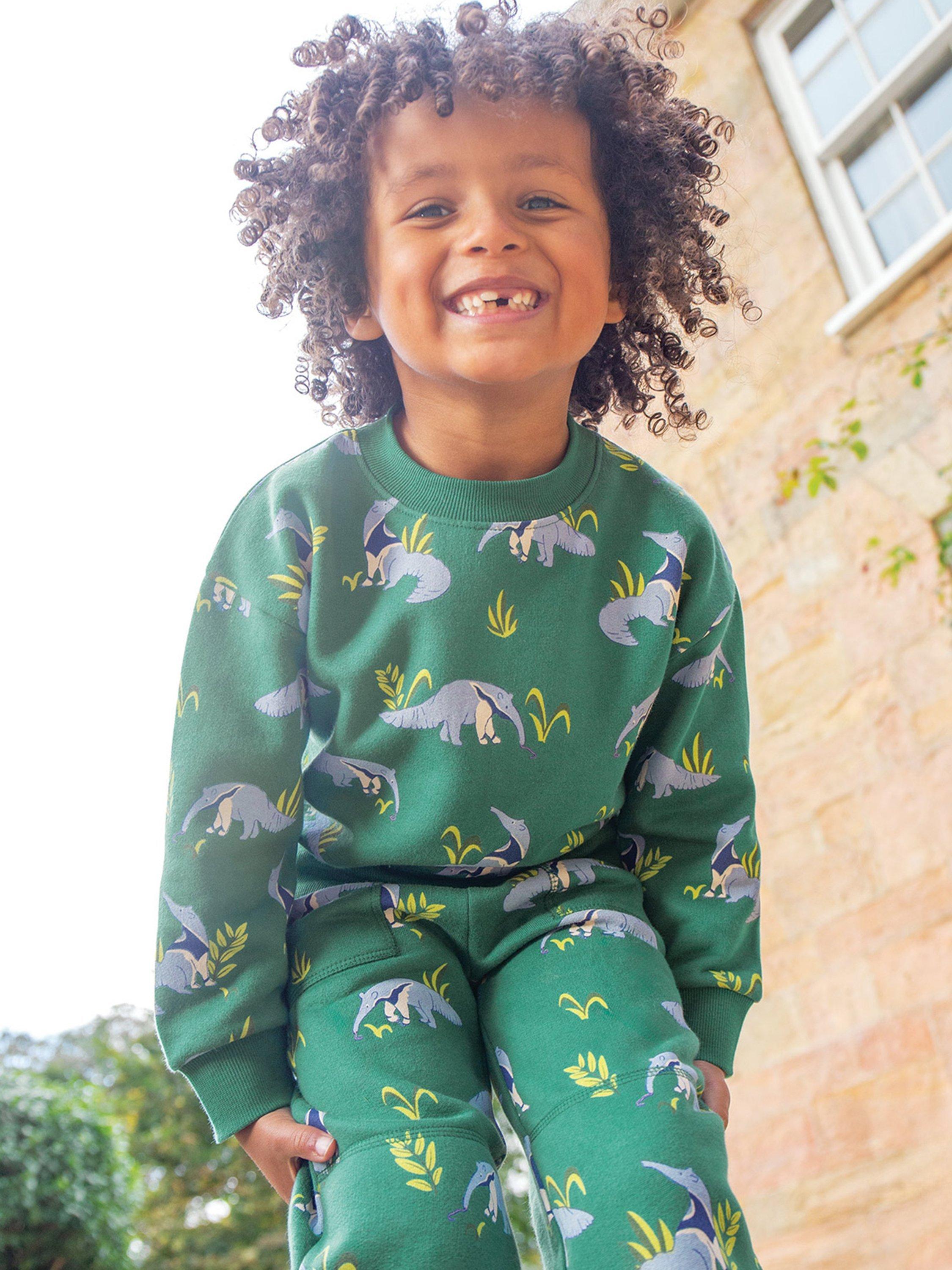 Product image 2 of 5, which shows Frugi Kids' Superb Sweatshirt, Anteater Parade, 2-3 years
