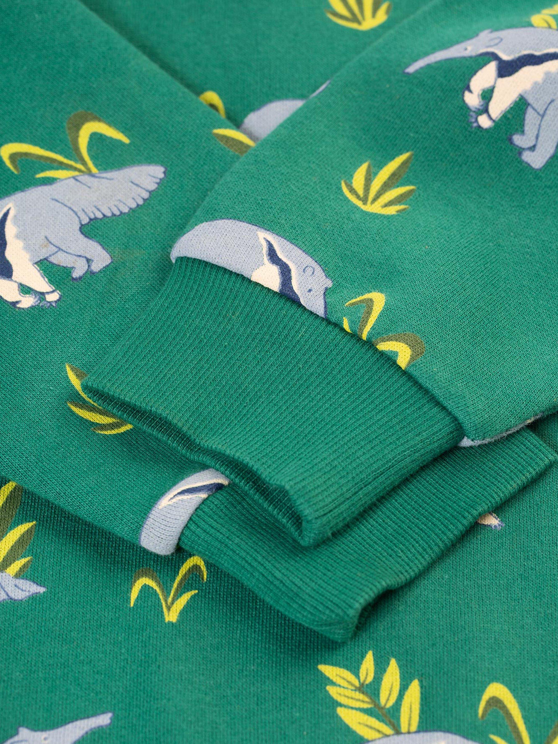 Product image 4 of 5, which shows Frugi Kids' Superb Sweatshirt, Anteater Parade, 2-3 years