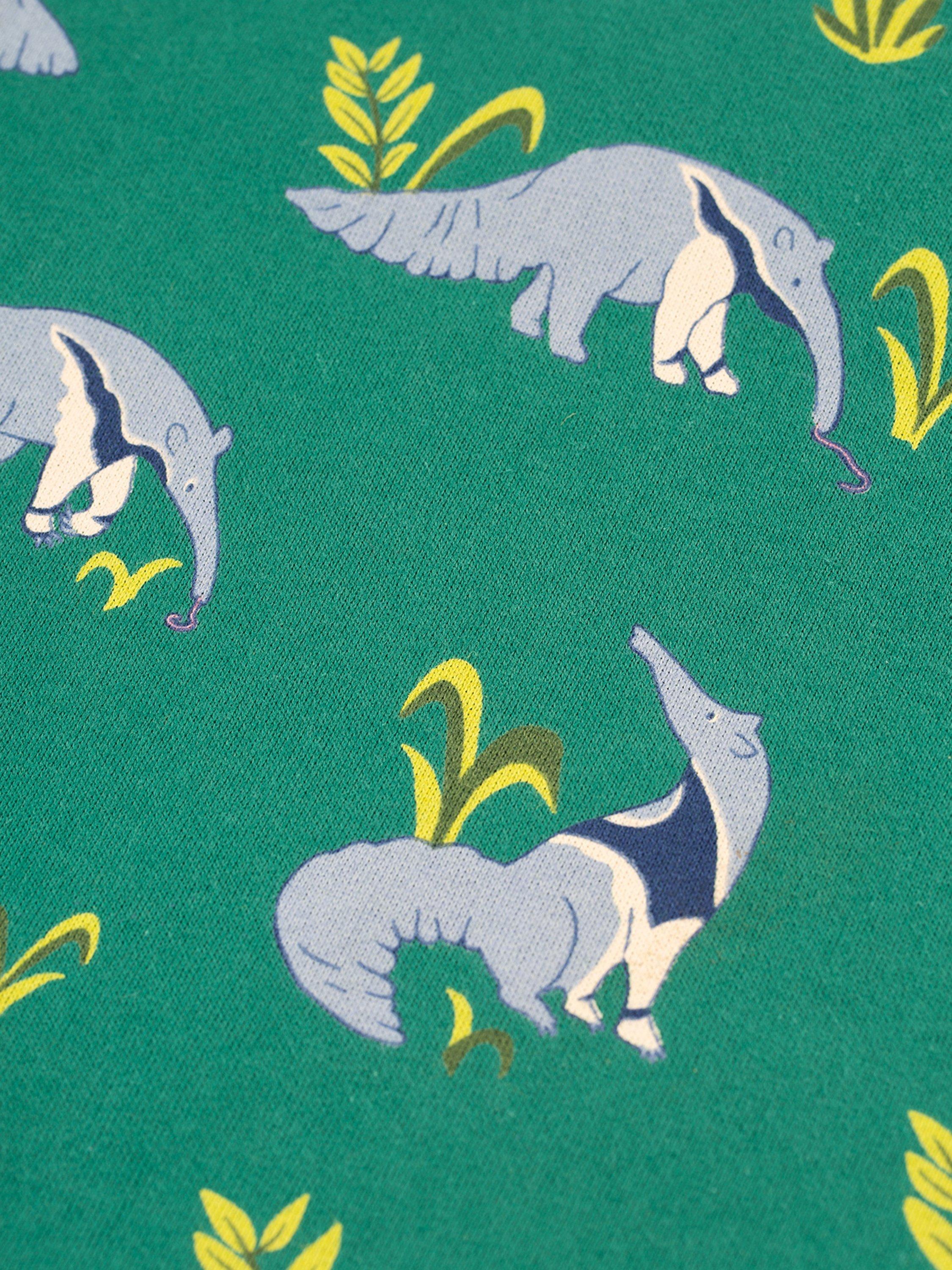 Product image 5 of 5, which shows Frugi Kids' Superb Sweatshirt, Anteater Parade, 2-3 years