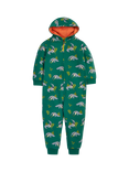 Frugi Kids' Big Snuggle Suit, Green