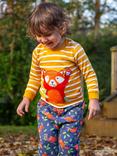 Frugi Baby Snuggle Crawler Trousers, Navy