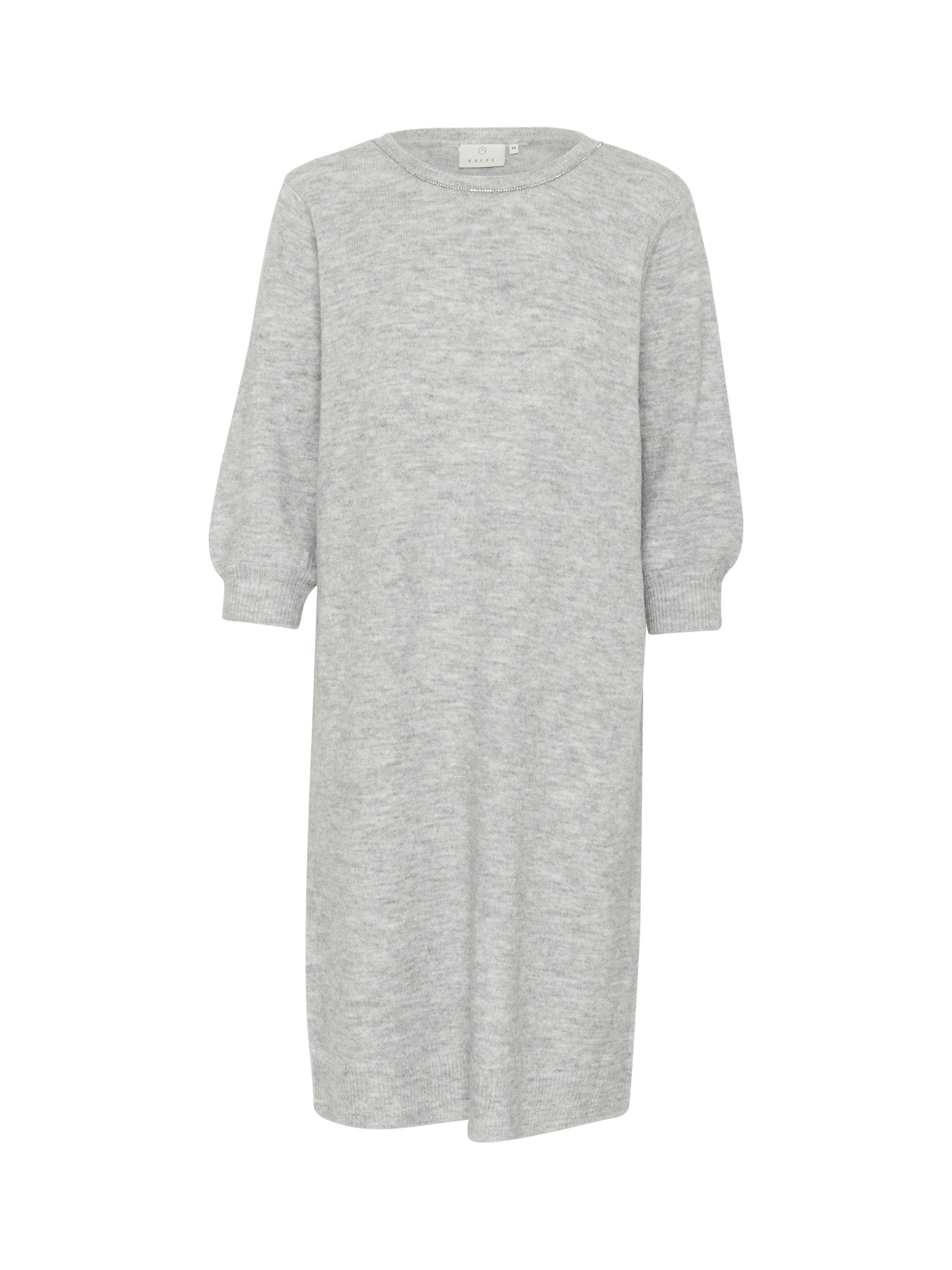 Product image 5 of 6, which shows KAFFE Meridith Jumper Dress, Grey, L