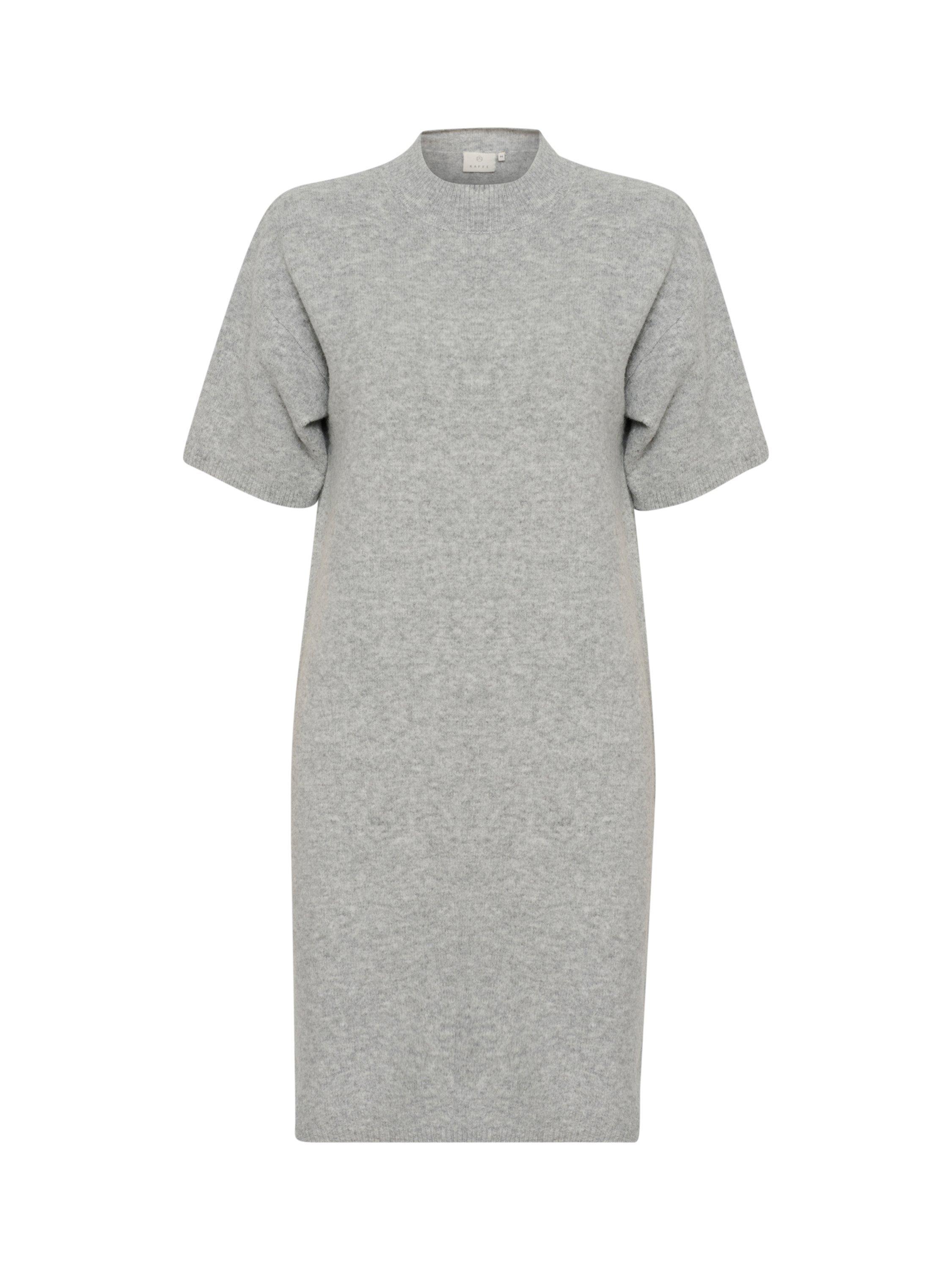 Product image 4 of 5, which shows KAFFE Sylvie Knit Dress, Grey, L