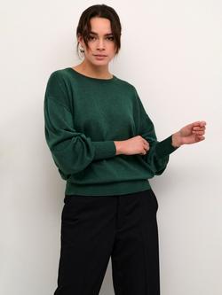 KAFFE Regina Sparkle Knit Top, Garden Topiary