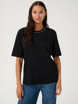 KAFFE Ivana T-Shirt, Deep Black