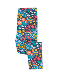 Frugi Baby Libby Winter Hedger Leggings, Blue/Multi