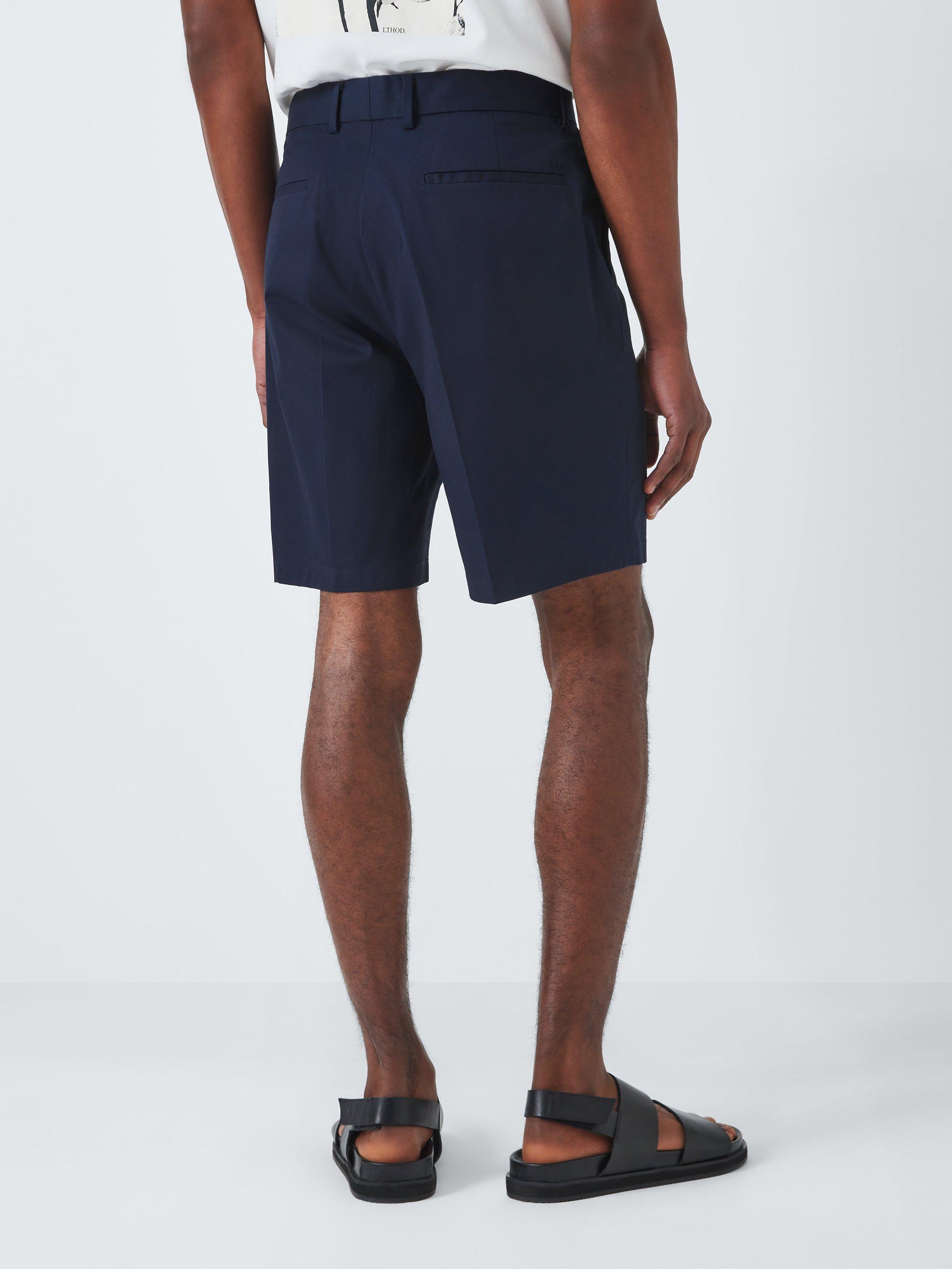 Kin Cotton Blend Chino Shorts, Dark Sapphire