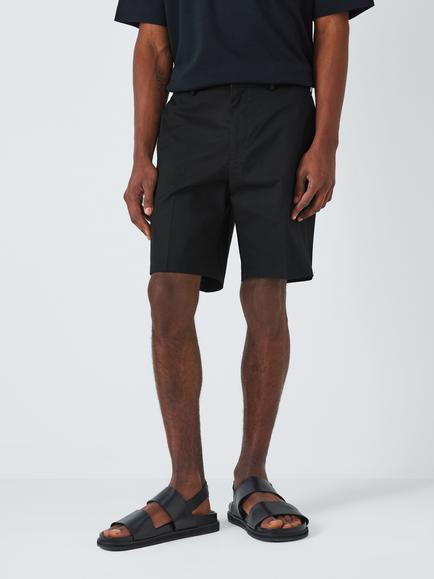 Kin Cotton Blend Chino Shorts, Black