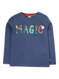 Frugi Baby Magic Applique Top, Navy