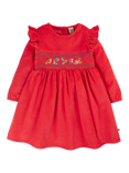 Frugi Kids' Leonora Dress, True Red, True Red
