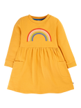 Frugi Kids' Niamh Dress, Gold