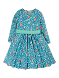 Frugi Baby Party Skater Dress, Multi, Multi
