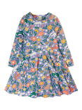 Frugi Kids' Sofia Skater Dress, Rainforest Friends