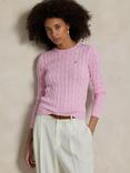 Polo Ralph Lauren Julianna Cable Knit Jumper, Pink