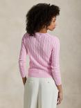 Polo Ralph Lauren Julianna Cable Knit Jumper, Pink