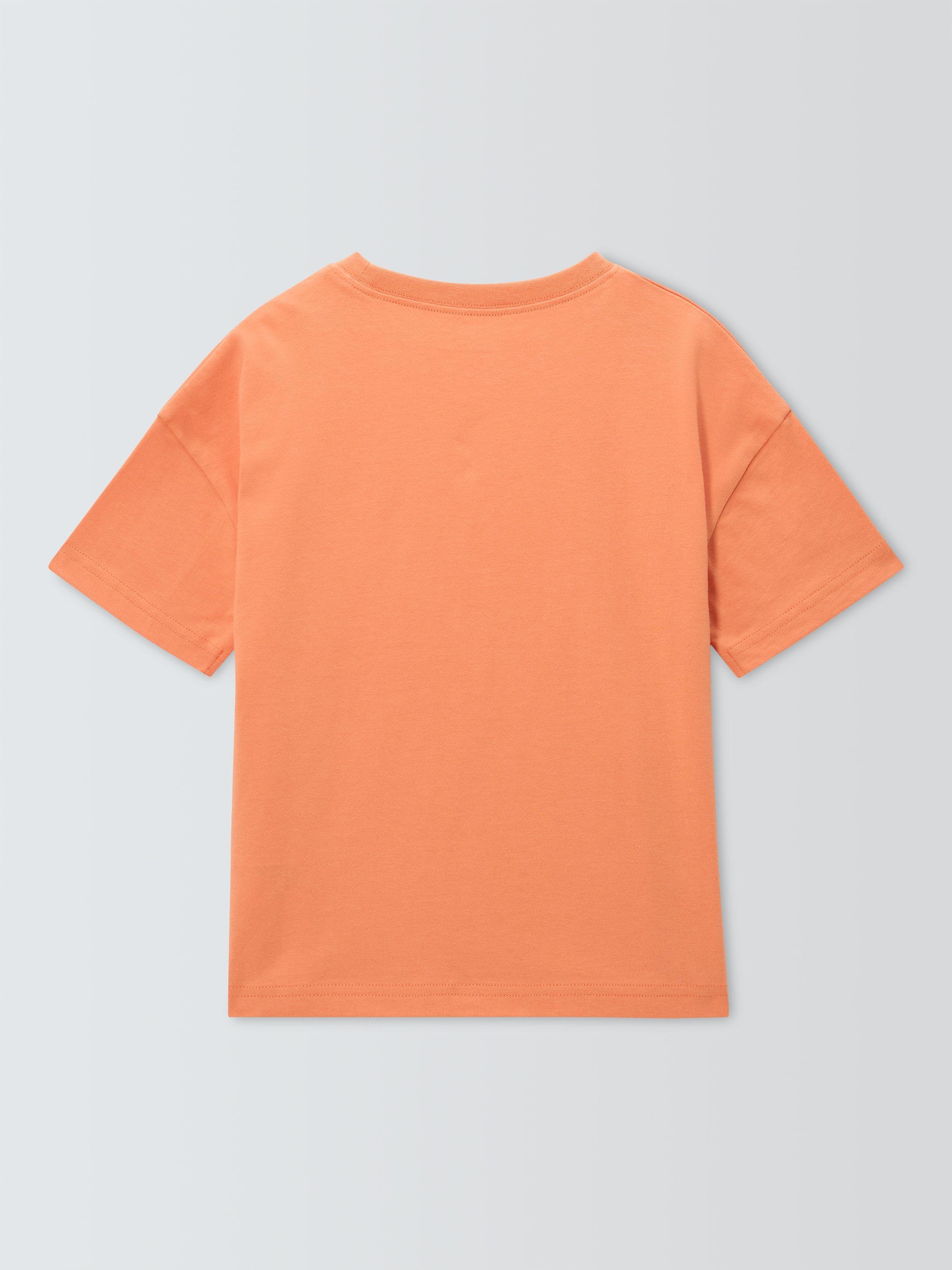 Product image 6 of 7, which shows John Lewis ANYDAY Kids' Shell Mermaid T-Shirt, Coral, 2 years