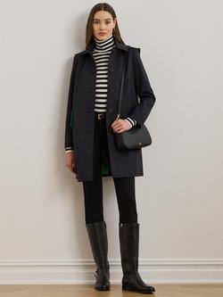 Lauren Ralph Lauren Lined Overcoat, Navy, Navy