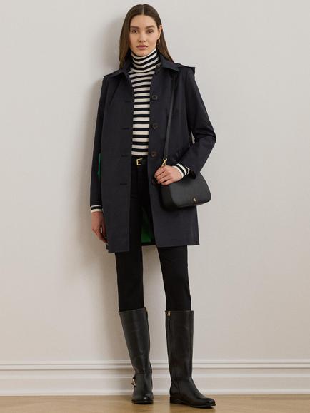 Lauren Ralph Lauren Lined Overcoat, Navy, Navy