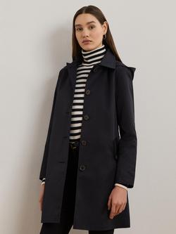 Lauren Ralph Lauren Lined Overcoat, Navy - view 2, Navy