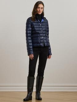 Lauren Ralph Lauren Down Filled Puffer Jacket, Navy, Navy