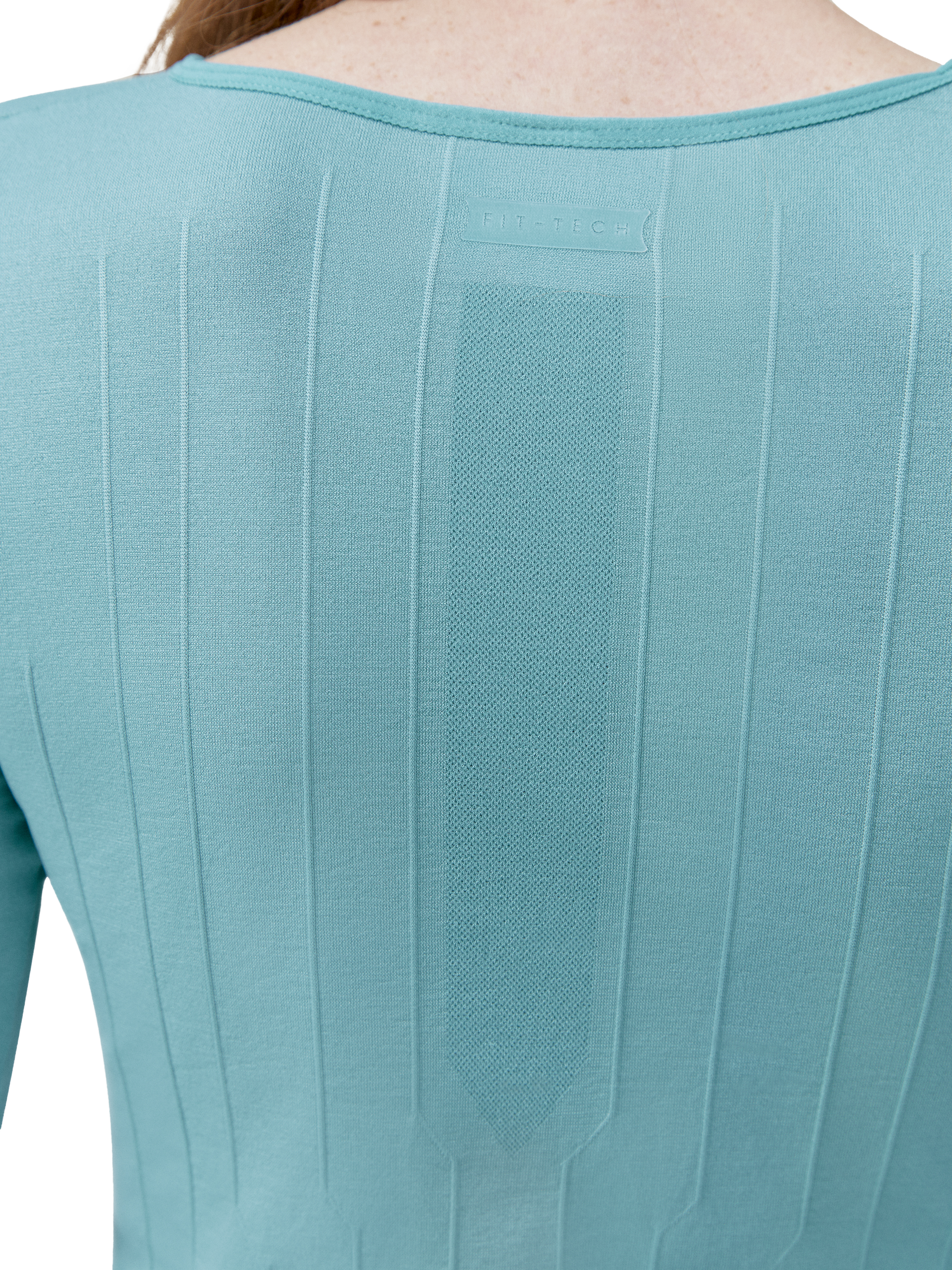 Product image 4 of 4, which shows Born Living Yoga Hilma Long Sleeve Top, Artic, L