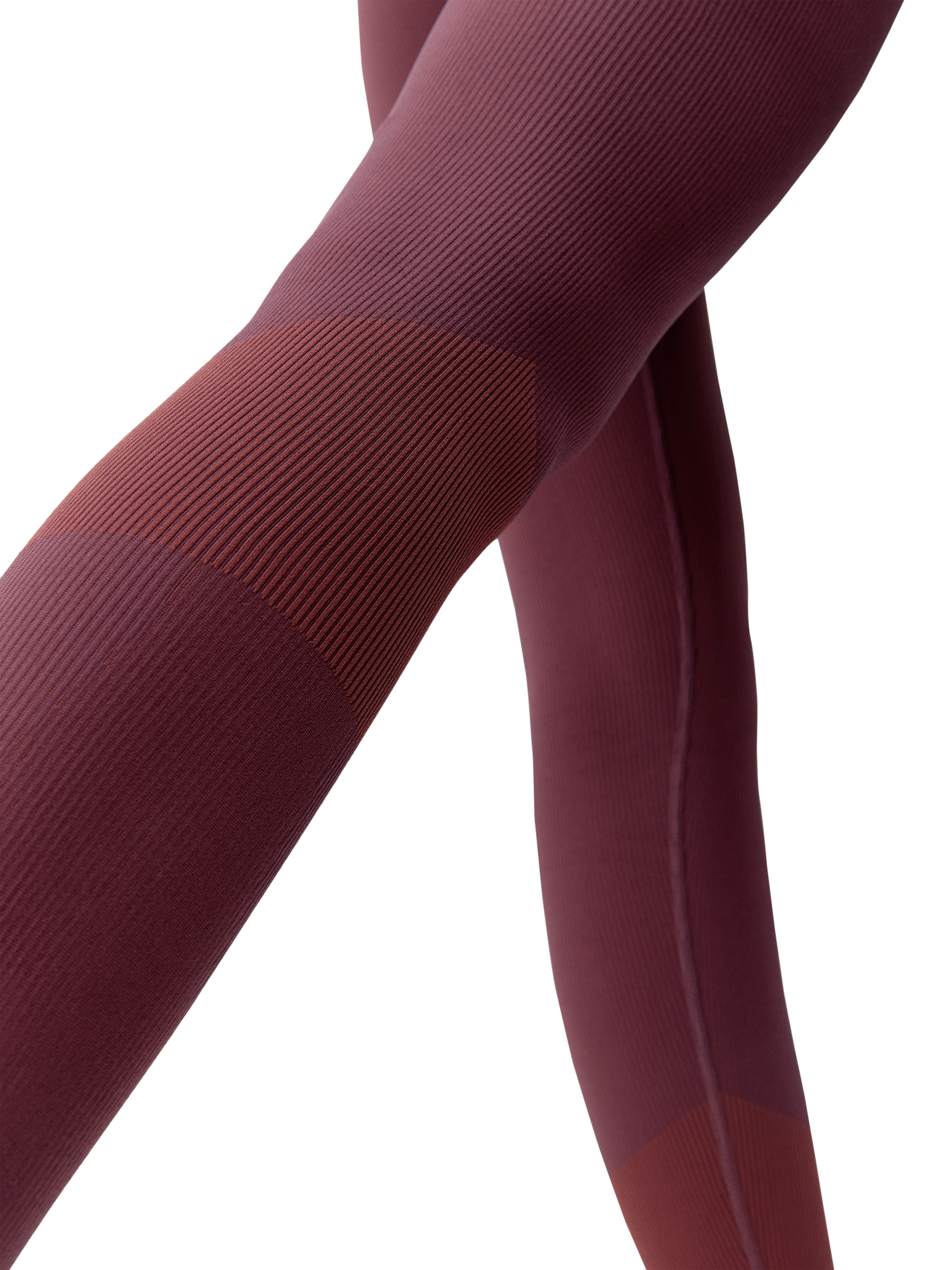Product image 3 of 4, which shows Born Living Yoga Aila Leggings, Beet Plant, S