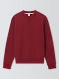 John Lewis Heavy Cotton Sweatshirt, Ruby Wine