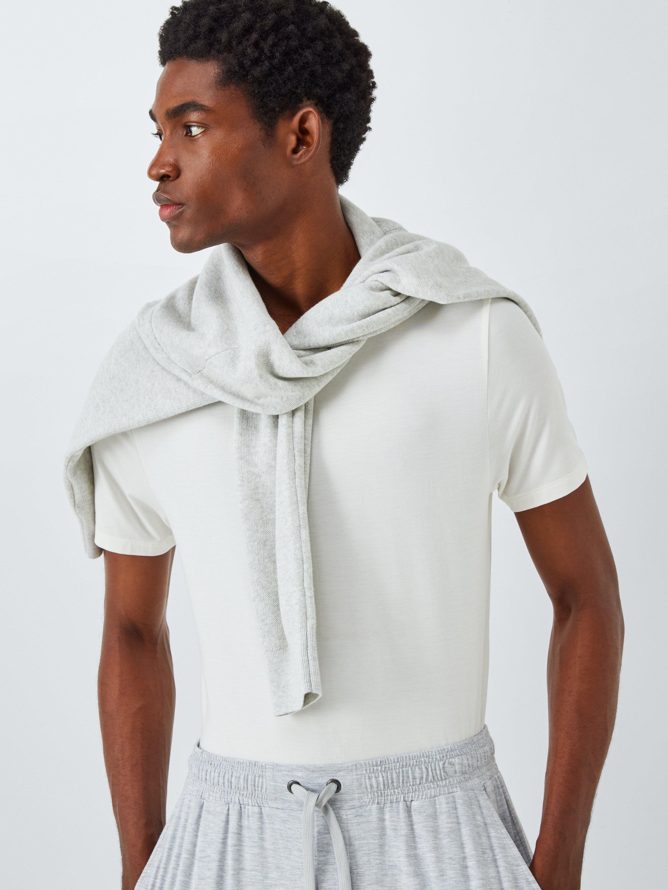 Product image 6 of 6, which shows John Lewis Ultra Soft Modal Vest T-Shirt, Pack of 2, Multi, S