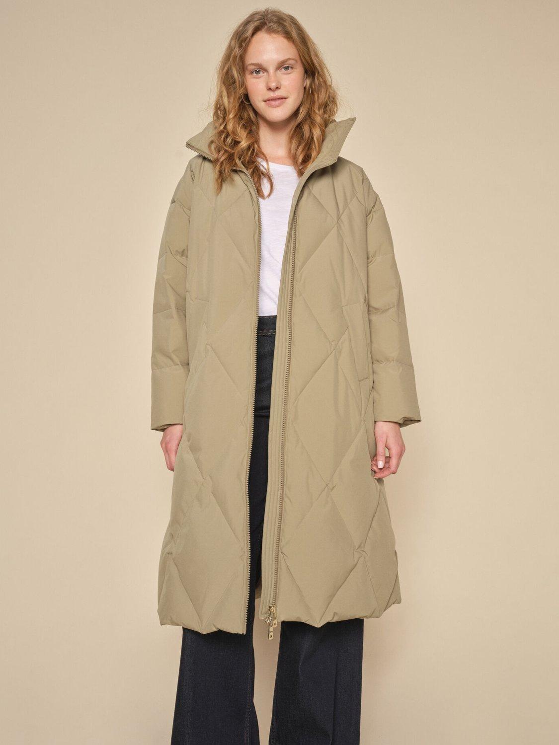 MOS MOSH Ahla Down Quilted Coat, Mermaid