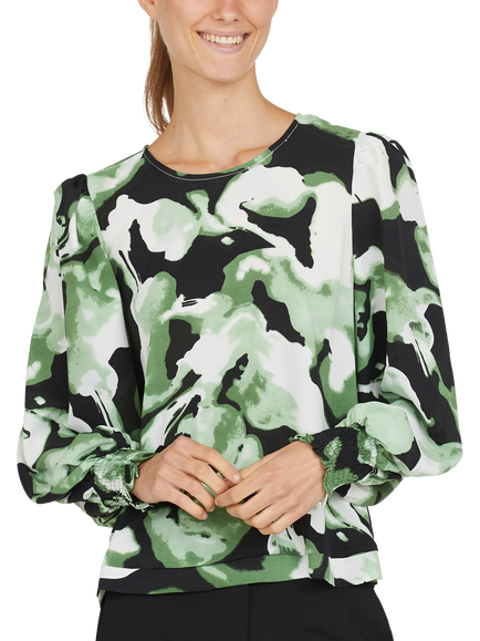 Sisters Point Vinasa Abstract Top, Green/Multi, Green/Multi