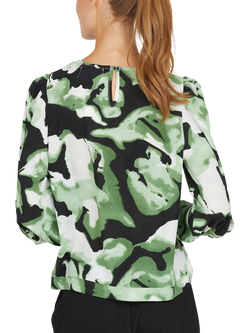 Sisters Point Vinasa Abstract Top, Green/Multi - view 2, Green/Multi