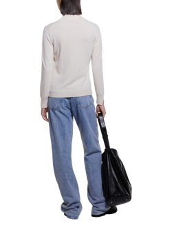 SISLEY Regular Fit Turtleneck Jumper - view 2, Cream