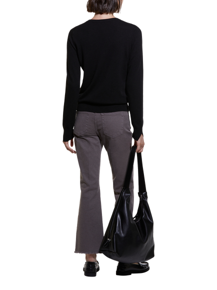 SISLEY Crew Neck Sweater, Black - view 2, Black