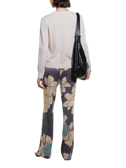 SISLEY Crew Neck Jumper - view 2, Cream