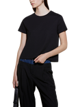 SISLEY Boxy Fit Pure Organic Cotton T-Shirt