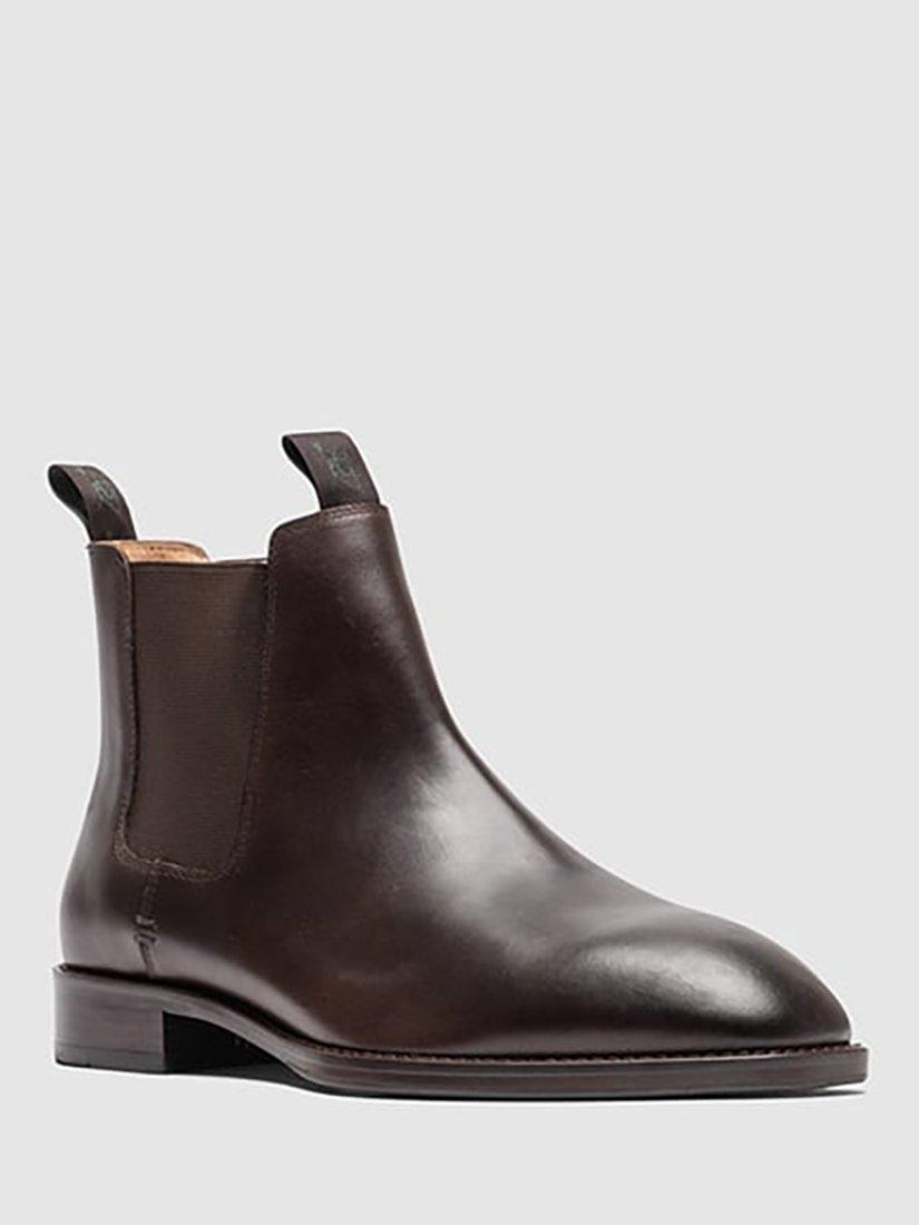 Product image 2 of 10, which shows Rodd & Gunn Farmlands Leather Chelsea Boots, Chocolate, EU40