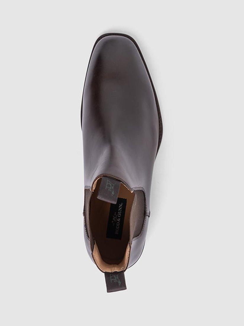 Product image 7 of 10, which shows Rodd & Gunn Farmlands Leather Chelsea Boots, Chocolate, EU40