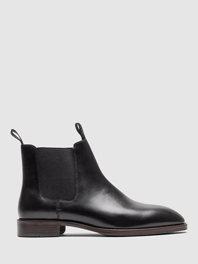Product image 1 of 10, which shows Rodd & Gunn Farmlands Leather Chelsea Boots, Nero, EU40