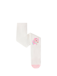 Lindex Kids' Unicorn Knee Tights, Dusty White, Dusty White